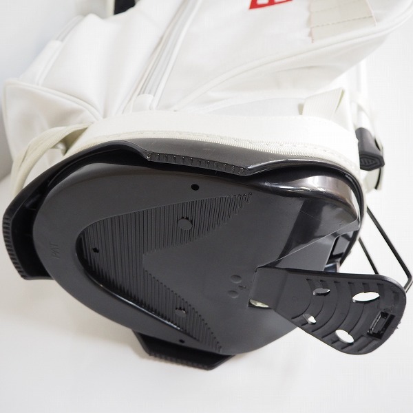 実際に弊社で買取させて頂いたBRIEFING/ブリーフィング BRG213D23 HOLIDAY COLLECTION 9.5型スタンド式5分割キャディバッグ 47インチ対応 ホワイトの画像 8枚目