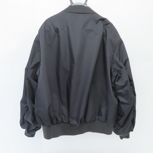 実際に弊社で買取させて頂いたLAD MUSICIAN/ラッドミュージシャン MA-1 ブルゾン ブラック 2220-355/46の画像 1枚目