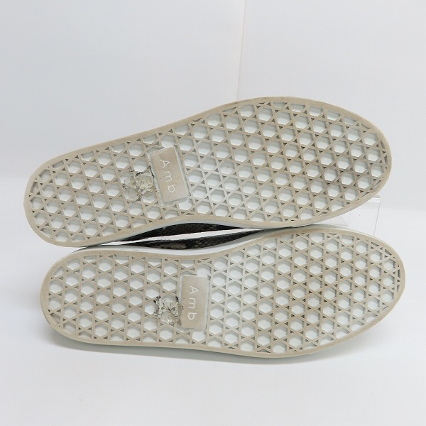 実際に弊社で買取させて頂いたuniform experiment/ユニフォームエクスペリメント Amb別注 VELCRO SNEAKERS スニーカー /44の画像 2枚目