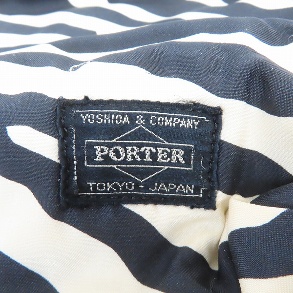 実際に弊社で買取させて頂いたHEAD PORTER/ヘッドポーター ゼブラ ハンドバッグ/トートバッグの画像 5枚目