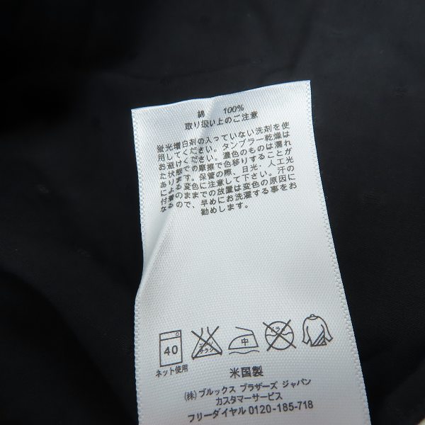 実際に弊社で買取させて頂いたBLACK FLEECE by Brooks Brothers/ブラックフリース ブルックスブラザーズ ブラック ボタンダウンシャツ/BB1の画像 3枚目