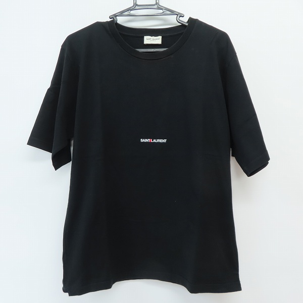 実際に弊社で買取させて頂いた【JPタグ】Saint Laurent/サンローラン ロゴ刺繍 Tシャツ 460876 YB2DQ 1000/S