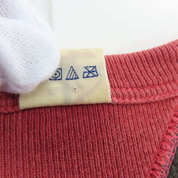 実際に弊社で買取させて頂いたTHE FLAT HEAD/フラットヘッド F&H Cycle プリント ラグランスリーブ スウェット/トレーナー/Lの画像 3枚目