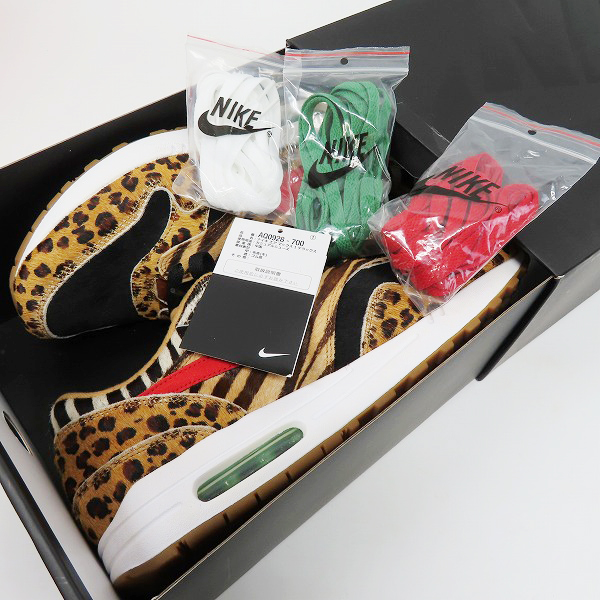 実際に弊社で買取させて頂いたNIKE×atmos/ナイキ×アトモス AIR MAX 1 DLX/エア マックス 1 DLX アニマルパック 2.0 AQ0928-700/27.0の画像 7枚目