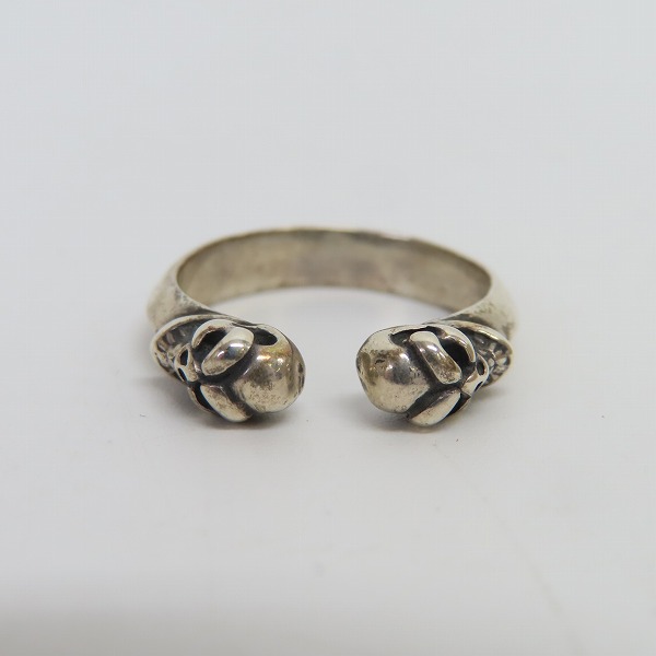 実際に弊社で買取させて頂いたBILL WALL LEATHER/BWL/ビルウォールレザー ダブルスカルリング R438 11.5号の画像 1枚目