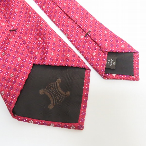 実際に弊社で買取させて頂いたCELINE/セリーヌ マカダム ロゴ総柄 ネクタイの画像 3枚目