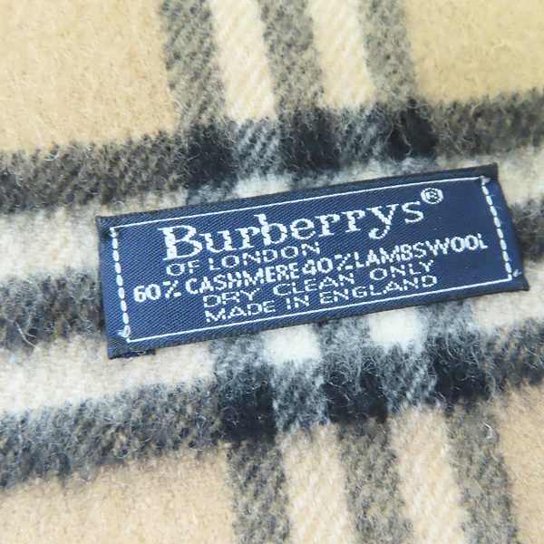 実際に弊社で買取させて頂いたBurberrys/バーバリーズ ノバチェック ウール・カシミヤ混 マフラーの画像 1枚目