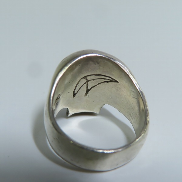 実際に弊社で買取させて頂いたCRAZY PIG/クレイジーピッグ スモールエビルスカルリング 9.5-11.5号の画像 6枚目