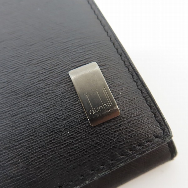 実際に弊社で買取させて頂いたDunhill/ダンヒル ロゴプレート レザー 二つ折り長財布の画像 6枚目