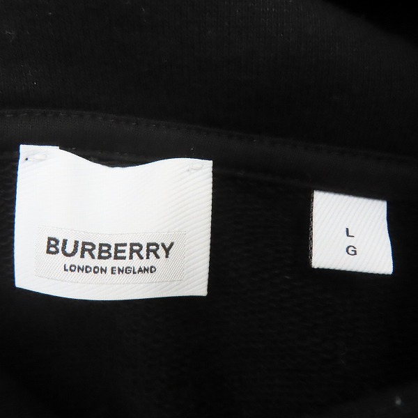 実際に弊社で買取させて頂いた【JPタグ】BURBERRY/バーバリー パーカー POULTER HFH プルオーバー オーバーサイズ ホースフェリープリント ロゴ 8040767/Lの画像 2枚目