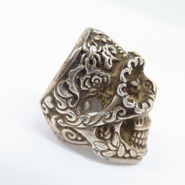 実際に弊社で買取させて頂いたBWL/ビルウォールレザー Dia de los Muertos Master Skull Ring 死者の日 マスタースカルリング 7.5-11.5号の画像 4枚目