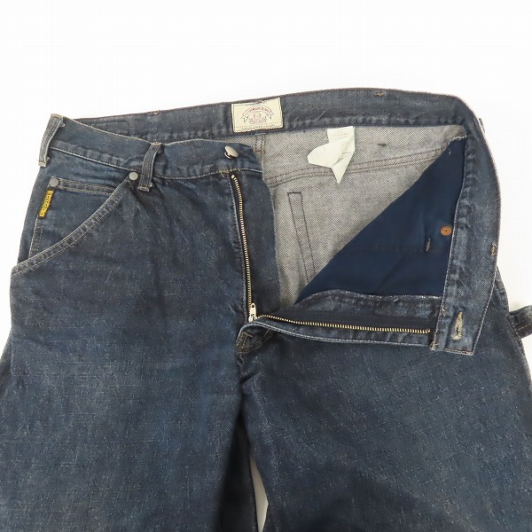 実際に弊社で買取させて頂いたARMANI JEANS/アルマーニジーンズ ロゴプレート ワイド ペインターパンツ/バギーパンツ 32の画像 2枚目