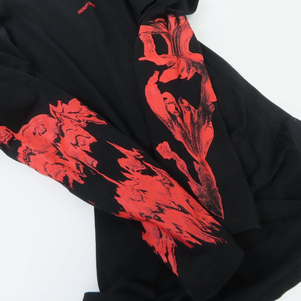 実際に弊社で買取させて頂いたGIVENCHY/ジバンシー Modern-fit Rose-print L/S レイヤード Tシャツ BM706W3Y2K/Sの画像 8枚目