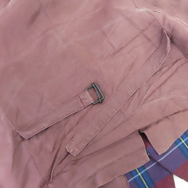 実際に弊社で買取させて頂いたLAD MUSICIAN/ラッドミュージシャン チェックベスト/42の画像 7枚目