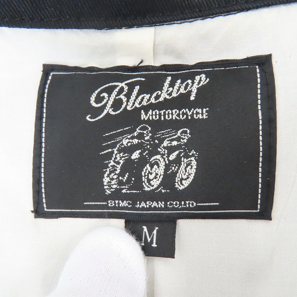 実際に弊社で買取させて頂いたBLACKTOP MOTORCYCLE/ブラックトップモーターサイクル  刺繍 スーベニア ジャケット BT10SS-B01B/Mの画像 2枚目