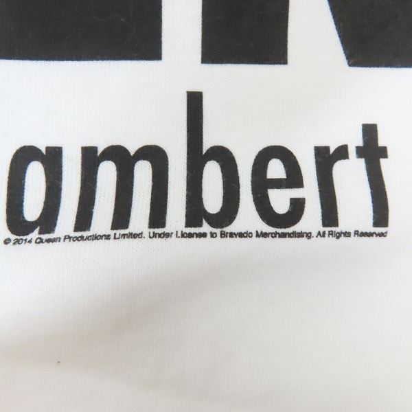 実際に弊社で買取させて頂いたQUEEN/クイーン ADAM LAMBERT IN CONCERT 2014 バンドTシャツ/ツアーTシャツ Lの画像 4枚目