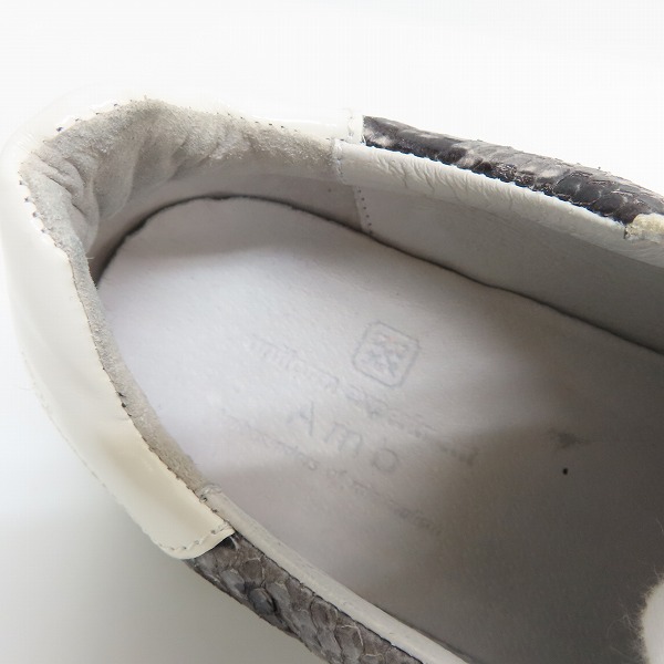 実際に弊社で買取させて頂いたuniform experiment/ユニフォームエクスペリメント Amb別注 VELCRO SNEAKERS スニーカー /44の画像 4枚目