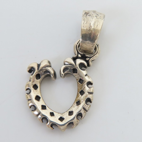 実際に弊社で買取させて頂いたBILL WALL LEATHER/BWL/ビルウォールレザー 50/50 GRAFFITI PLAIN WAVE HORSE SHOE PENDANT/ホースシューペンダントの画像 1枚目