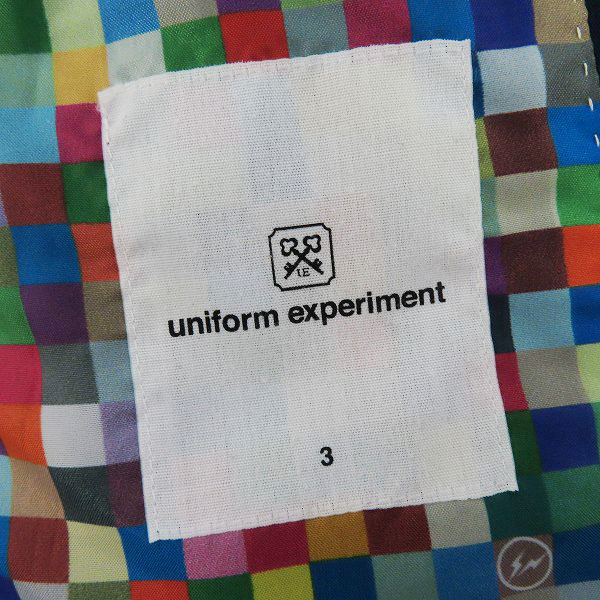 実際に弊社で買取させて頂いたuniform experiment/ユニフォームエクスペリメント 3Bテーラードジャケット UE-140017/3の画像 2枚目