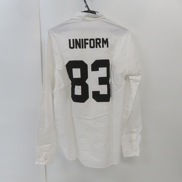 実際に弊社で買取させて頂いたuniform experiment/ユニフォームエクスペリメント NUMBERING B.D SHIRT UE-150061/3の画像 1枚目
