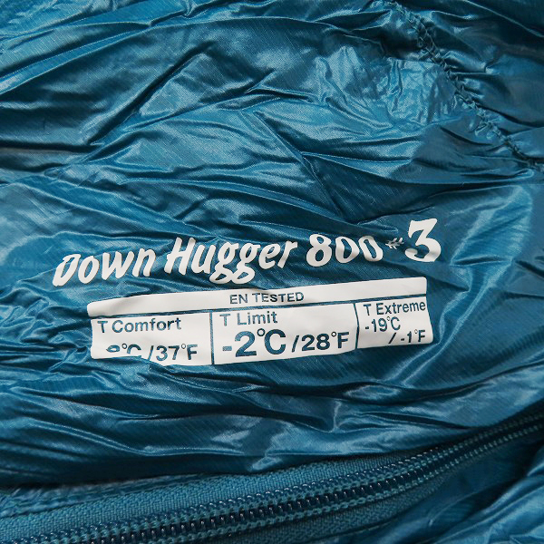 実際に弊社で買取させて頂いたmont bell/モンベル EX800/EXダウン マミー型シュラフ/寝袋 Down Hugger/ダウンハガー800 #3 1121291の画像 3枚目