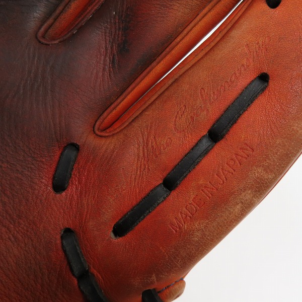 実際に弊社で買取させて頂いたHI-GOLD/ハイゴールド 軟式 内野手用 グローブ/グラブの画像 4枚目