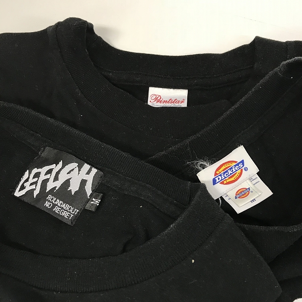 実際に弊社で買取させて頂いた【おまとめ品】ディッキーズ/マンウィズアミッション/レフラー 等 バンT/半袖Tシャツの画像 1枚目