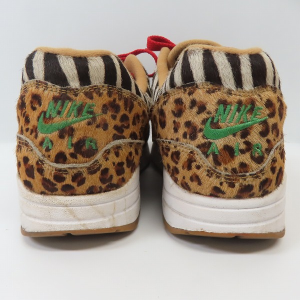 実際に弊社で買取させて頂いたNIKE×ATMOS/ナイキ×アトモス AIR MAX 1 DLX/エアマックス1 アニマルパック 2.0 AQ0928-700/27の画像 1枚目