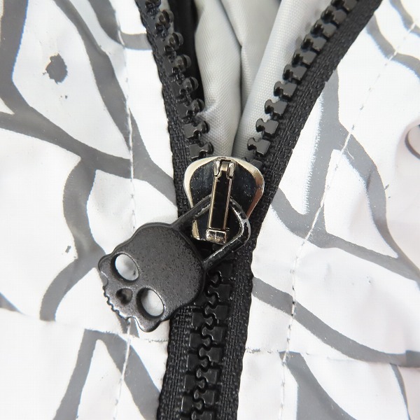 実際に弊社で買取させて頂いたHYDROGEN/ハイドロゲン 総柄 ジップアップパーカー/Lの画像 4枚目