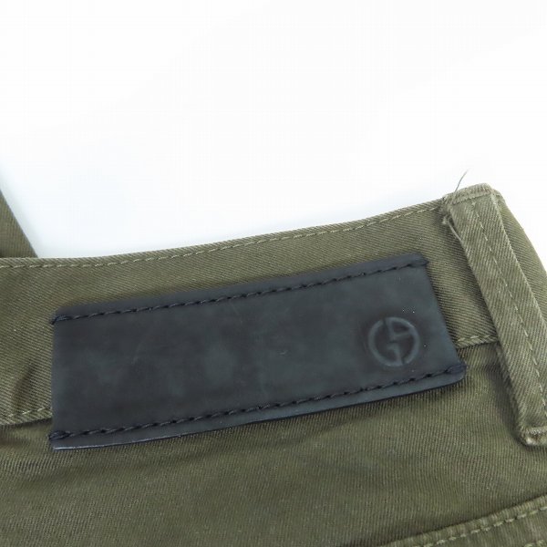 実際に弊社で買取させて頂いたGIORGIO ARMANI/ジョルジオアルマーニ 2021 ロゴボタン チノパンツ 6KSJ15 SN69Z/29の画像 2枚目