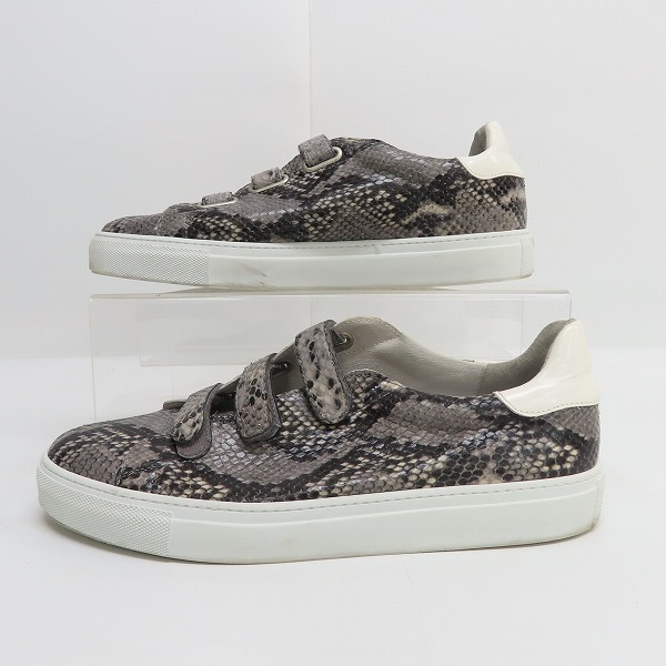 実際に弊社で買取させて頂いたuniform experiment/ユニフォームエクスペリメント Amb別注 VELCRO SNEAKERS スニーカー /44の画像 3枚目