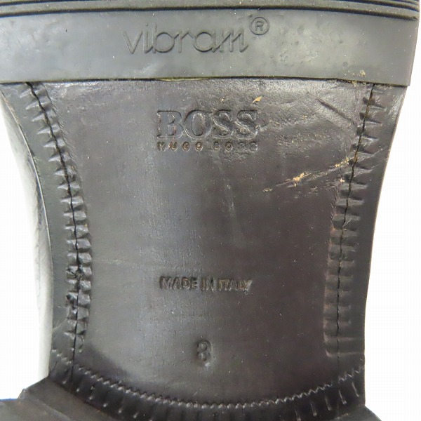 実際に弊社で買取させて頂いたHUGO BOSS/ヒューゴボス サイドゴア ブーツ/8の画像 6枚目