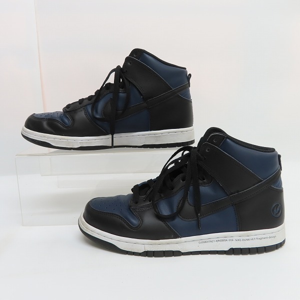 実際に弊社で買取させて頂いたNIKE×FRAGMENT DESIGN/ナイキ×フラグメントデザイン DUNK HI/F ダンク DJ0383-400/27の画像 3枚目