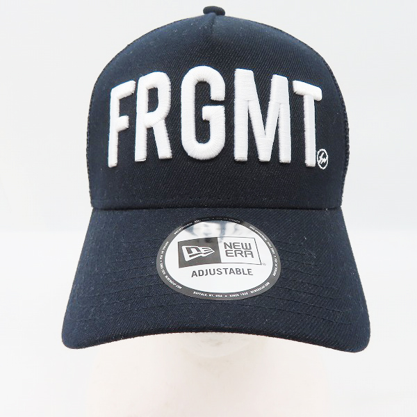 実際に弊社で買取させて頂いた【未使用】FRAGMENT DESIGN×NEW ERA/フラグメントデザイン×ニューエラ FRGMT ロゴ刺繍 キャップ