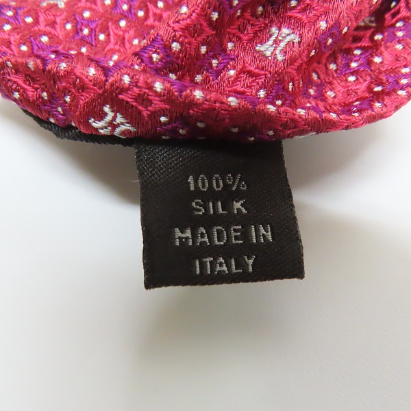 実際に弊社で買取させて頂いたCELINE/セリーヌ マカダム ロゴ総柄 ネクタイの画像 4枚目