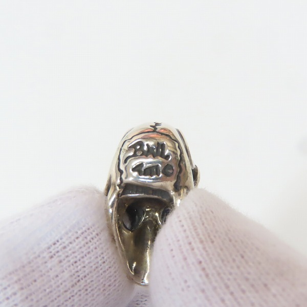 実際に弊社で買取させて頂いたBILL WALL LEATHER/ビルウォールレザー グッドラック スカル ビーズ チャームの画像 4枚目