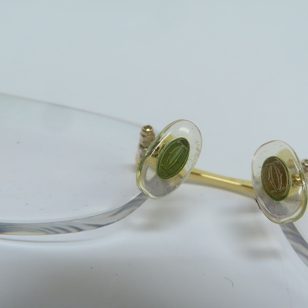 実際に弊社で買取させて頂いたCartier/カルティエ メガネフレーム リムレス の画像 8枚目