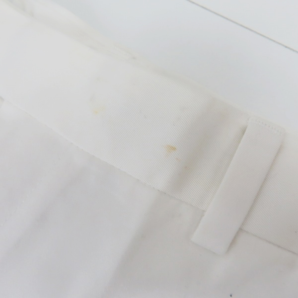 実際に弊社で買取させて頂いたBROOKS BROTHERS/ブルックスブラザーズ ホワイト コットンパンツ/W32の画像 5枚目