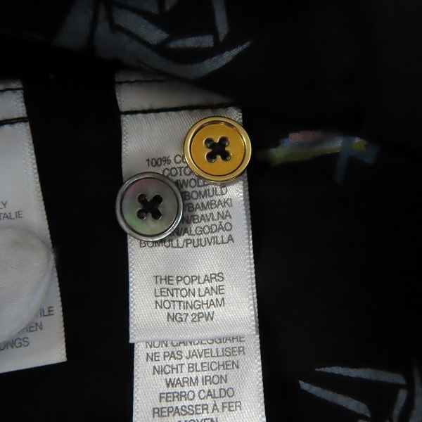 実際に弊社で買取させて頂いたPaul Smith/ポールスミス 総柄 ボックスシャツ/Mの画像 3枚目