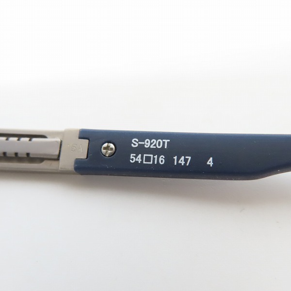 実際に弊社で買取させて頂いた999.9/フォーナインズ メガネフレーム/アイウェア S-920Tの画像 5枚目