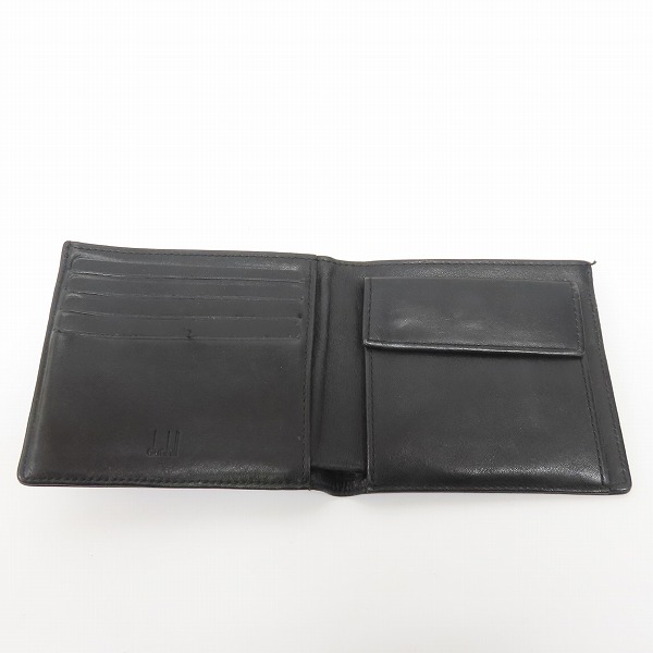 実際に弊社で買取させて頂いたDunhill/ダンヒル ロゴプレート レザー 二つ折り財布の画像 3枚目