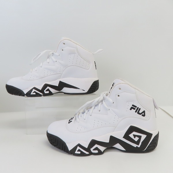実際に弊社で買取させて頂いたFILA/フィラ JAMAL MASHBURN ハイカットスニーカー MFW17002-001/27の画像 3枚目