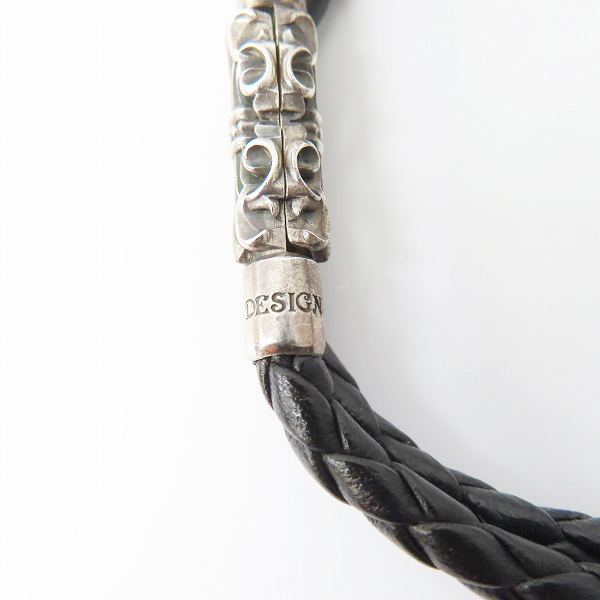 実際に弊社で買取させて頂いたDEAL DESIGN/ディールデザイン 2連 レザー ブレスレットの画像 2枚目