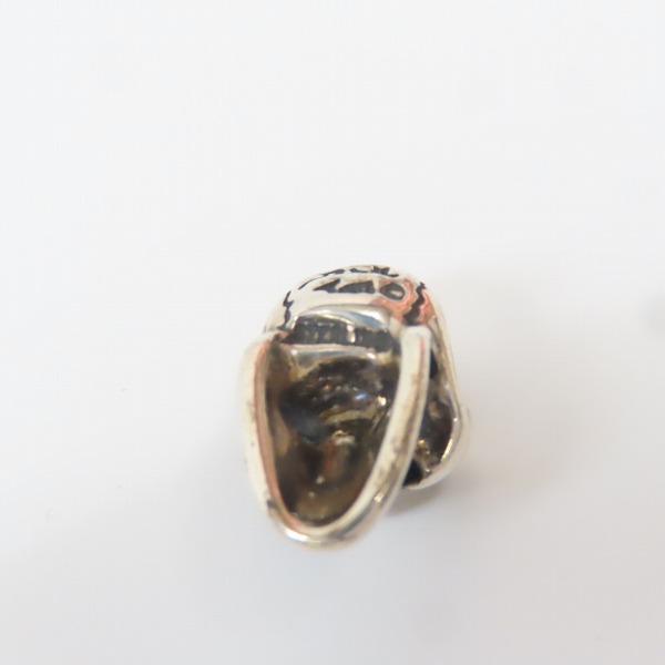 実際に弊社で買取させて頂いたBILL WALL LEATHER/ビルウォールレザー グッドラック スカル ビーズ チャームの画像 5枚目