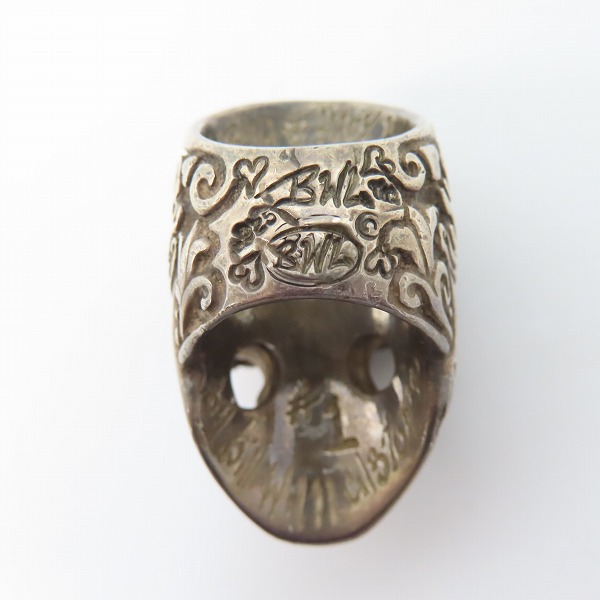 実際に弊社で買取させて頂いたBWL/ビルウォールレザー Dia de los Muertos Master Skull Ring 死者の日 マスタースカルリング 7.5-11.5号の画像 3枚目