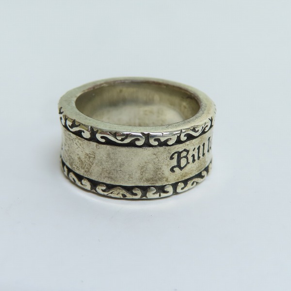 実際に弊社で買取させて頂いたBILL WALL LEATHER/BWL/ビルウォールレザー ウェーブ ロゴ ボックス リング/20-21号の画像 3枚目