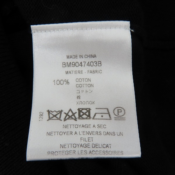 実際に弊社で買取させて頂いた【JPタグ】GIVENCHY/ジバンシィ 18AW ロゴ4ボタン コットンクルーネックニット BM9047403B/Sの画像 4枚目