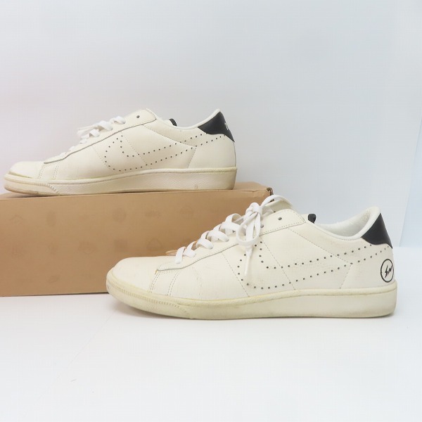 実際に弊社で買取させて頂いた【観賞用】NIKE×FRAGMENT DESIGN/ナイキ×ラグメントデザイン ZOOM TENNIS CLASSIC 335604-114/28.5 の画像 3枚目