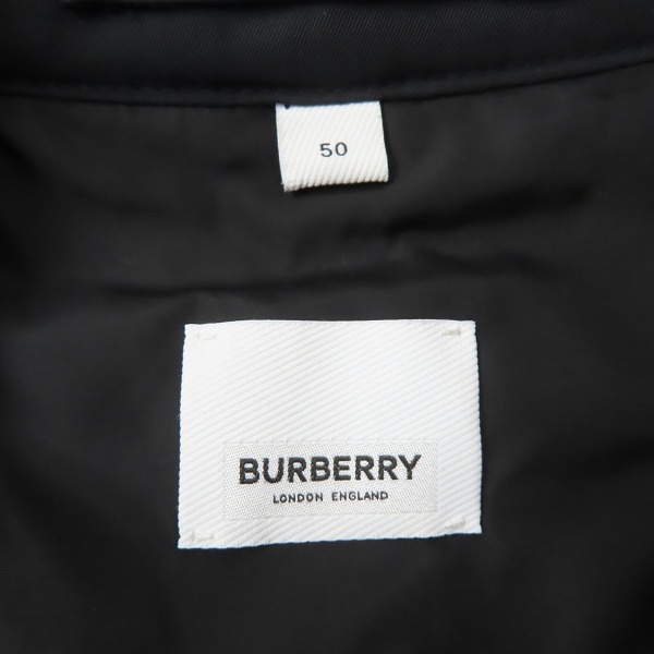 実際に弊社で買取させて頂いたBURBERRY/バーバリー ステンカラーロングコート 8037488/50の画像 4枚目