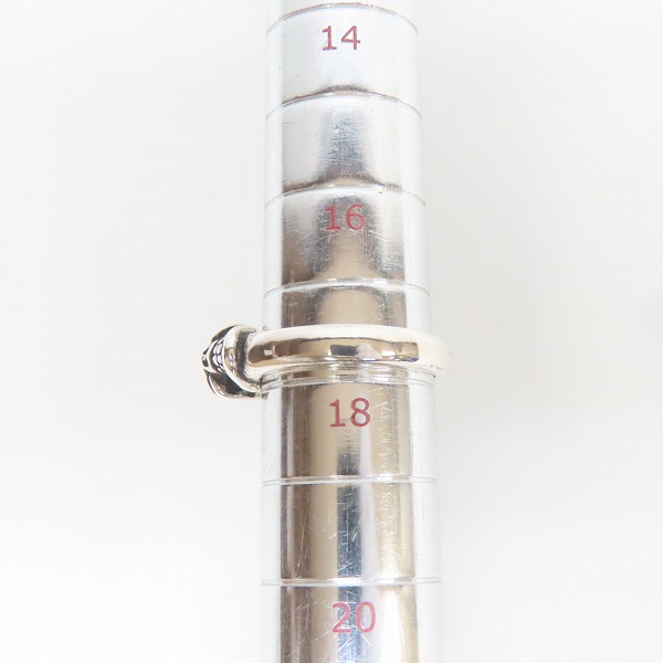 実際に弊社で買取させて頂いたBILL WALL LEATHER/ビルウォールレザー グッドラックスカル リング/17-18号の画像 9枚目